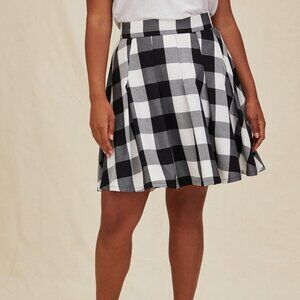 Torrid Mini Twill Pleated Skater Skirt 2XL